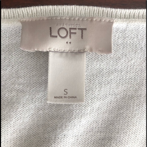 Loft V-Neck Sweater Size Small - Picture 4 of 5
